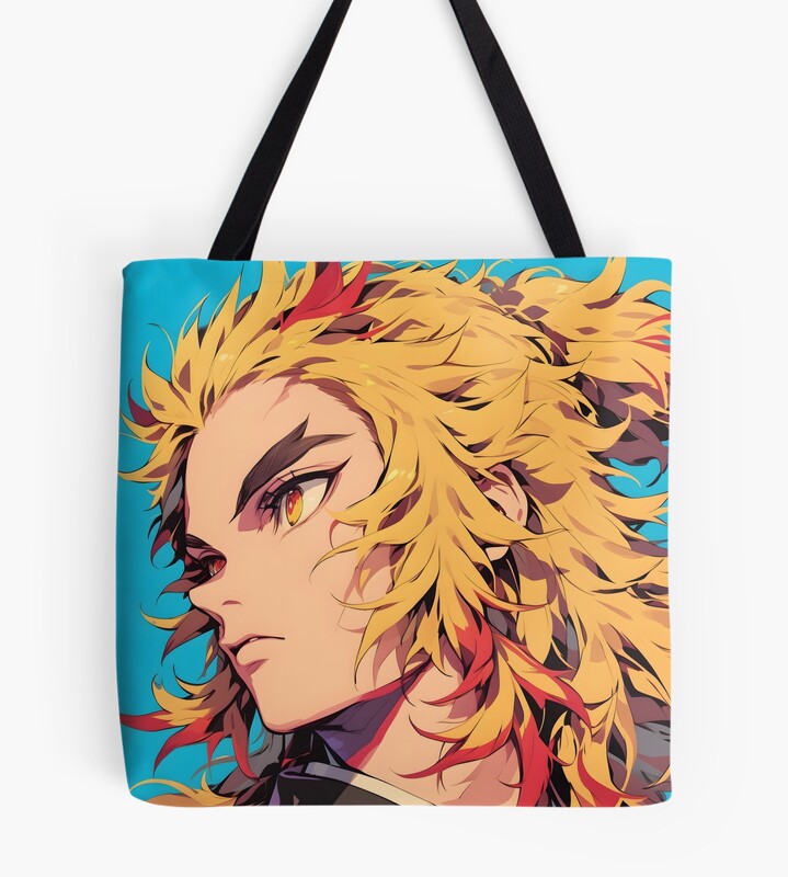Rengoku Kyojuro Demon Slayer 9 Tote Bag