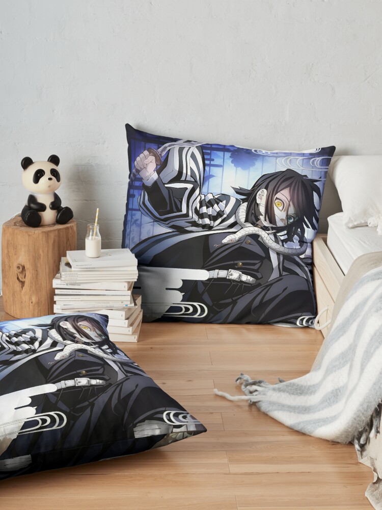 Great Amazing Art Work Of Slayer Yaiba Animes Film Throw Pillow - Image 2