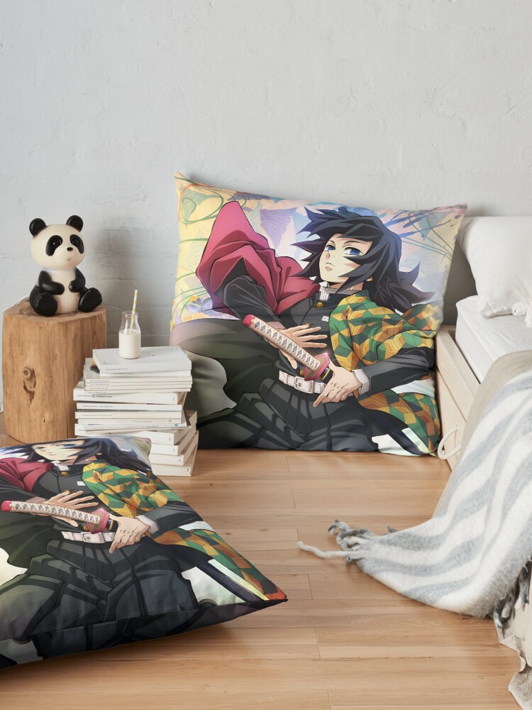 Art Work Of Great Awesome Slayer Yaiba Animes Japan Throw Pillow - Image 2