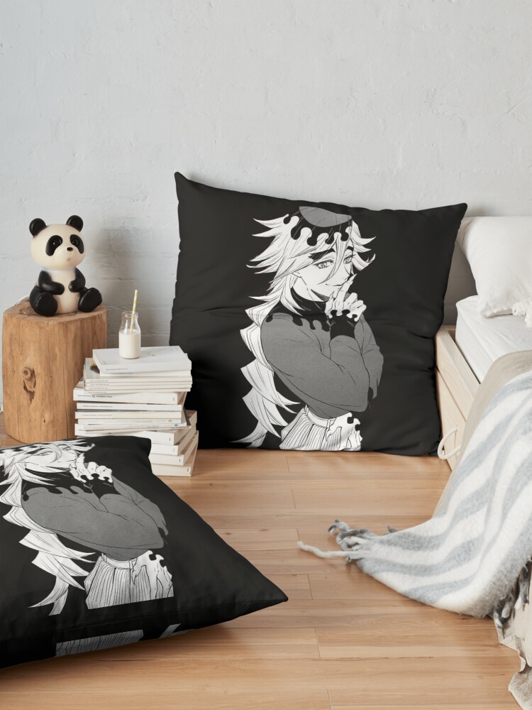 Douma Black And White Throw Pillow - Image 2