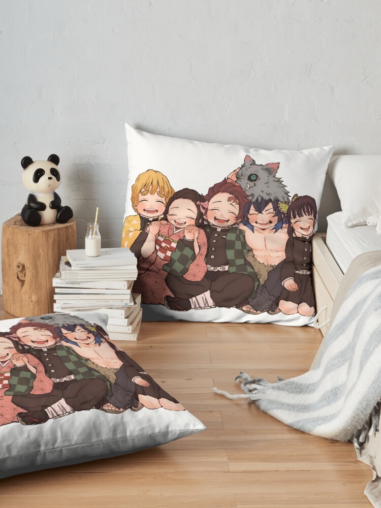 Art Work Of Great Amazing Slayer Yaiba Animes Japan Throw Pillow - Image 2