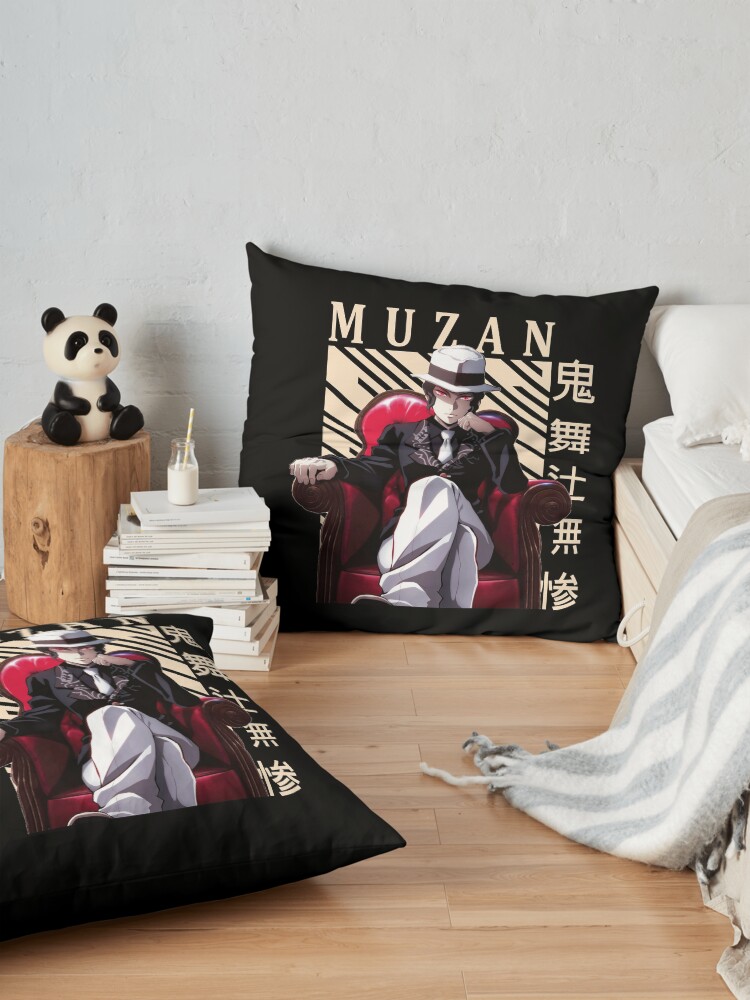 Demon Slayer Muzan Throw Pillow - Image 2