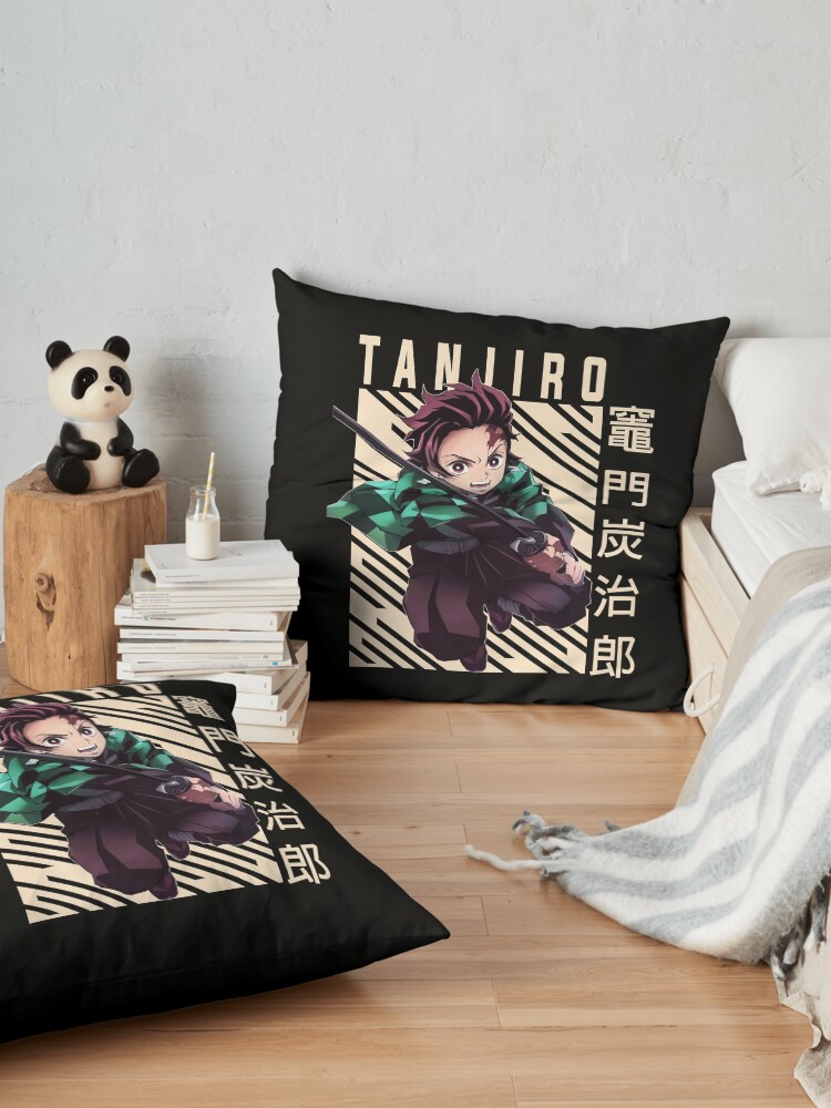 Demon Slayer Tanjiro Kamado Throw Pillow - Image 2
