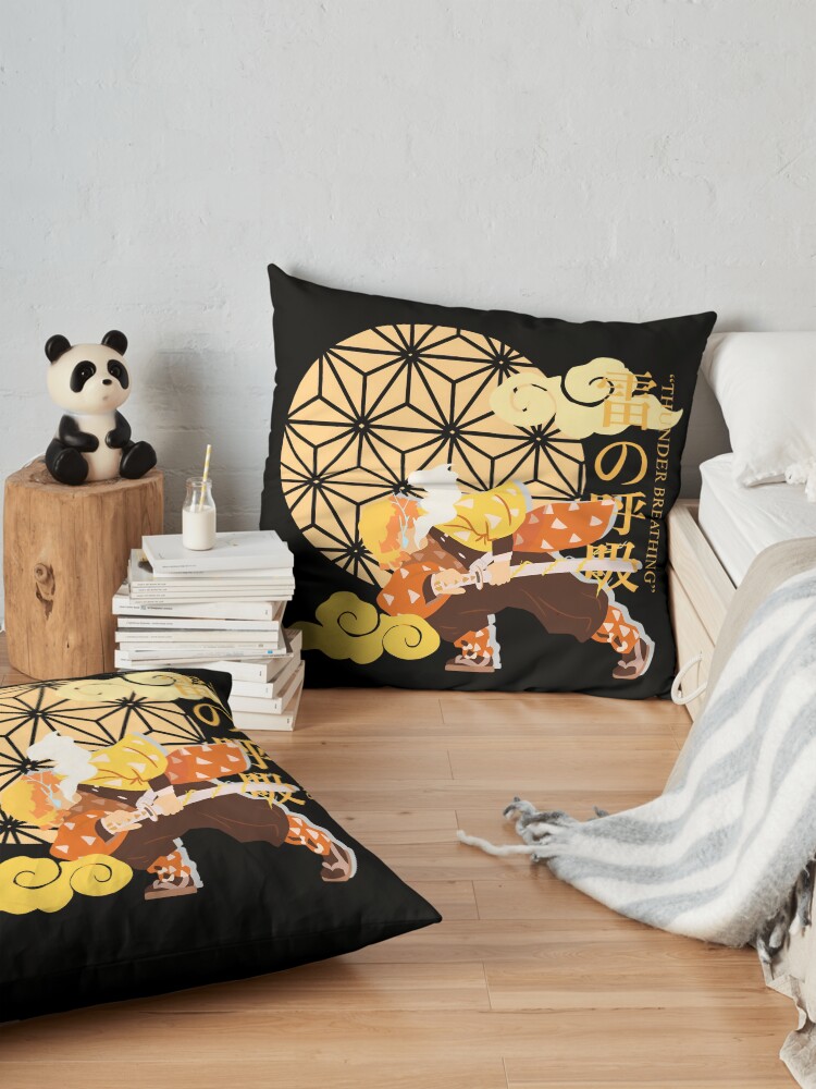 Thunder Breathing User Throw Pillow - Image 2