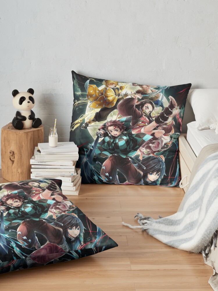 Demon Slayer Throw Pillow - Image 2