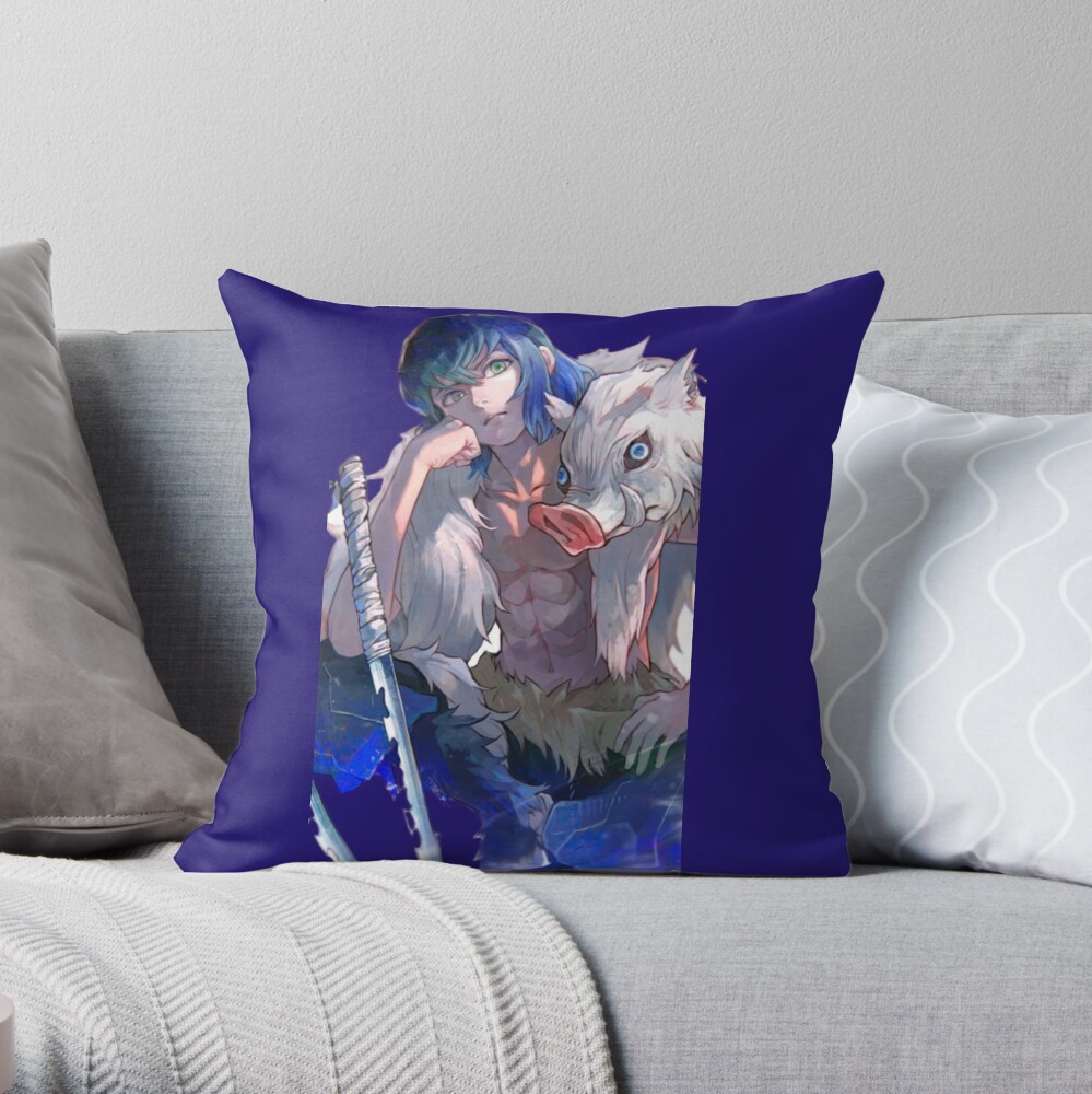 Inosuke Throw Pillow