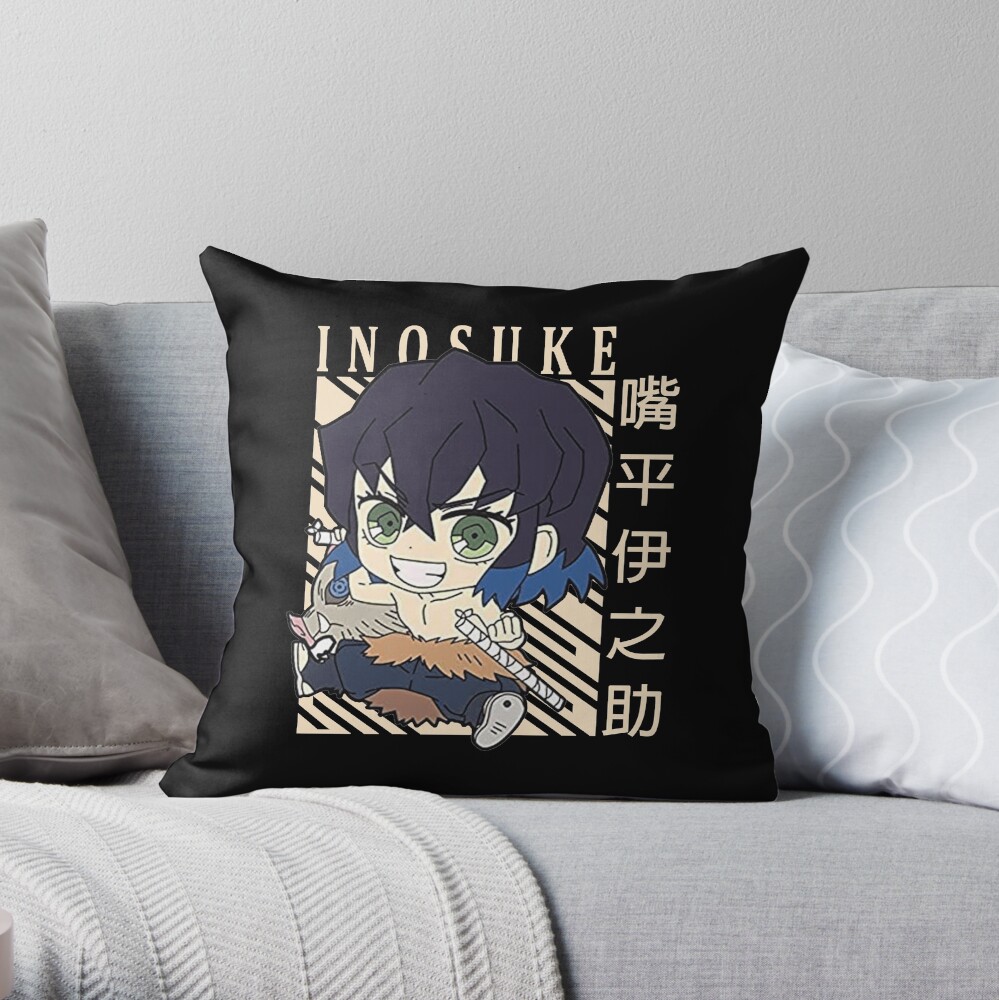 Demon Slayer Inosuke Throw Pillow