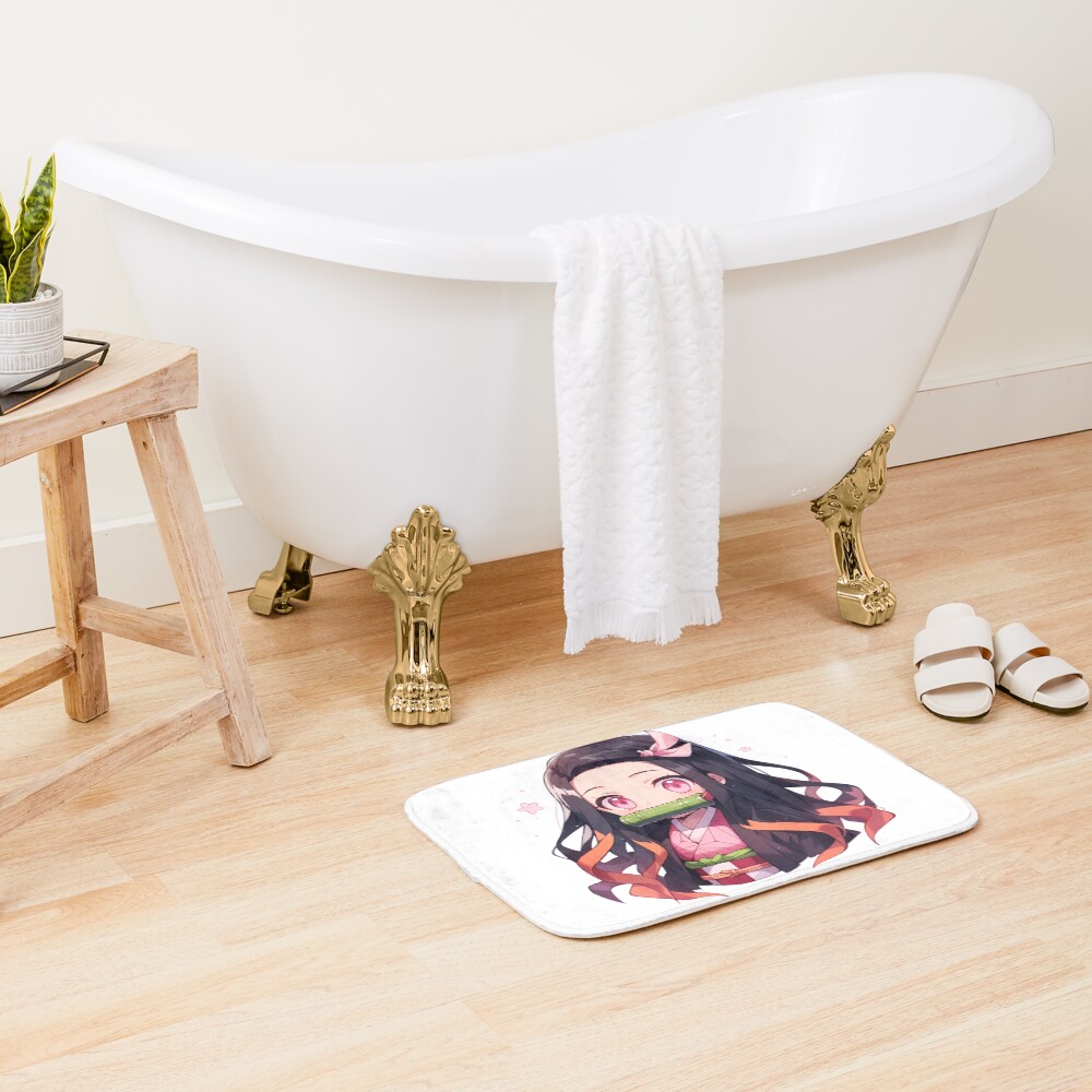 Nezuko Kamado Demon Slayer 2 Bath Mat - Image 2