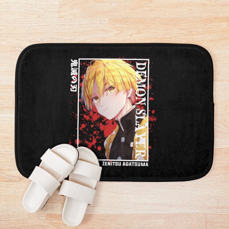 Demon Slayer Zenitsu Agatsuma Bath Mat - Image 3