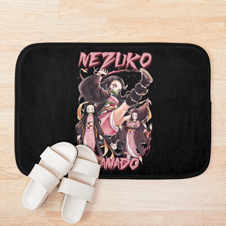 Nezuko Kamado Demon Slayer Bath Mat - Image 3