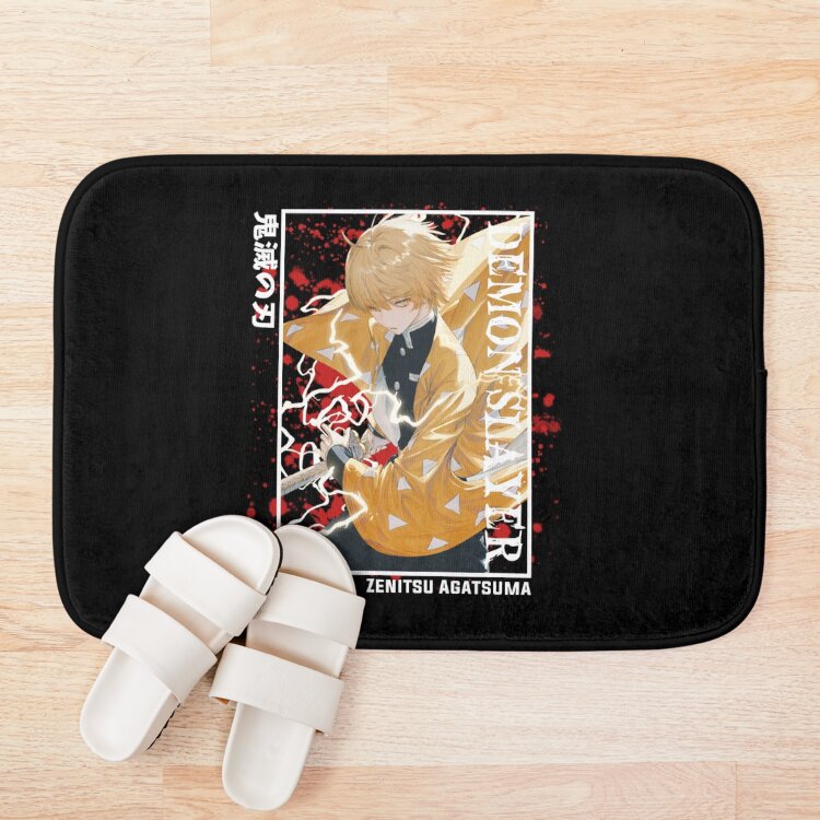 Demon Slayer Zenitsu Agatsuma Bath Mat - Image 3