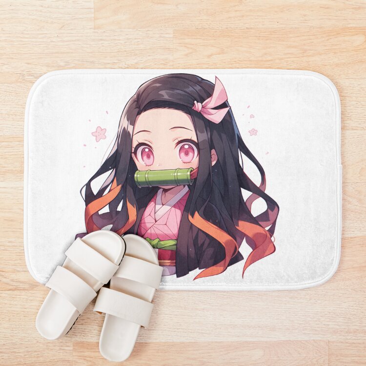 Nezuko Kamado Demon Slayer 2 Bath Mat - Image 3