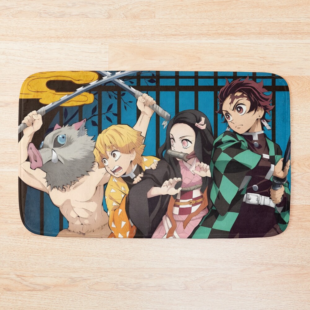 Demon Slayer Kimetsu No Yaiba Demon Slayer Bath Mat