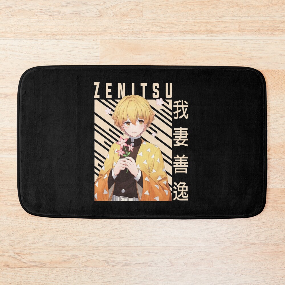 Demon Slayer Zenitsu Agatsuma Bath Mat