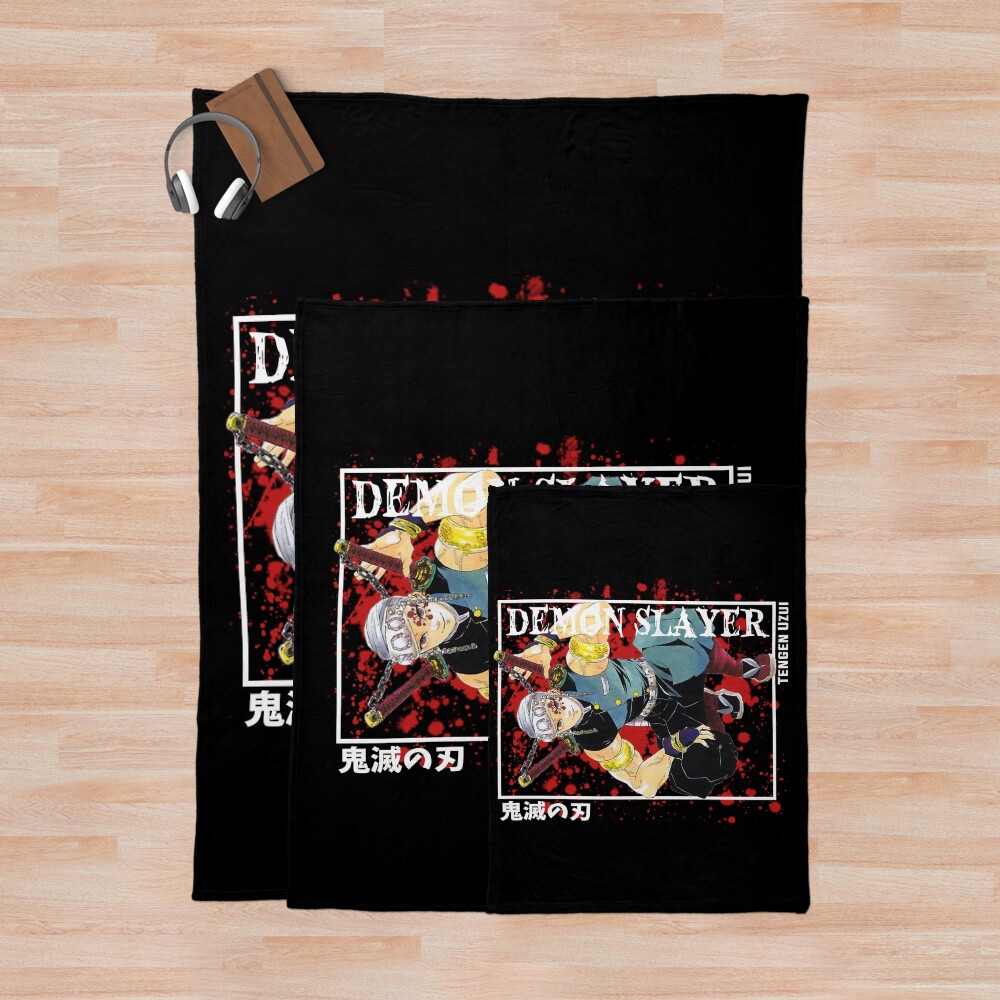Demon Slayer Tengen Uzui Throw Blanket - Image 3