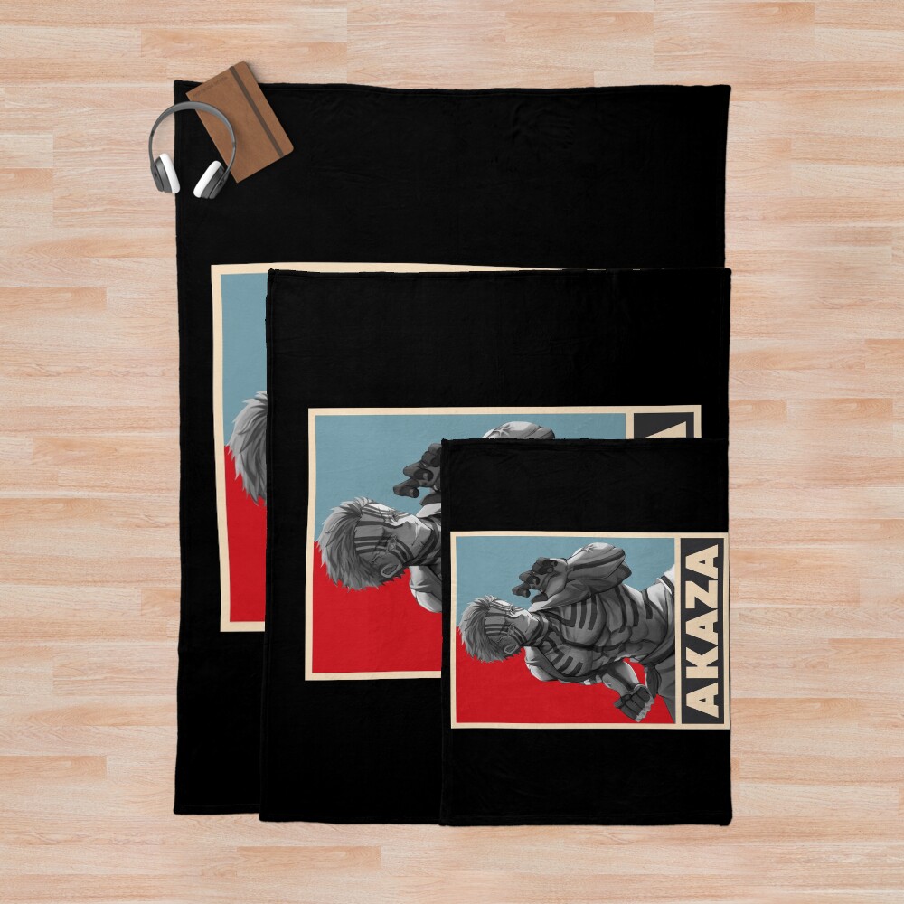 Demon Slayer Akaza Throw Blanket - Image 3