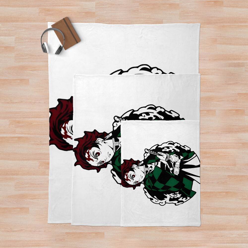 Amazing Art Work Of Slayer Yaiba Animes Film Stand Throw Blanket - Image 3