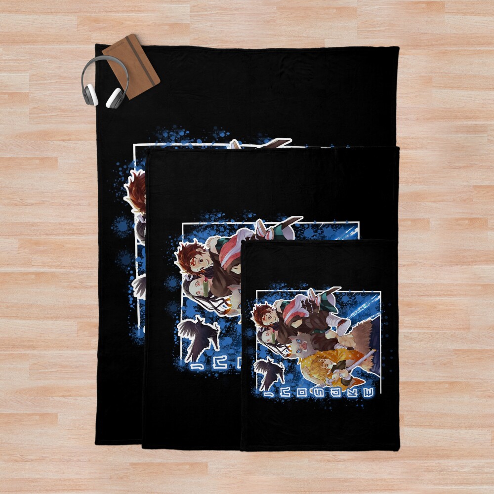 Inosuke Team Demon Throw Blanket - Image 3