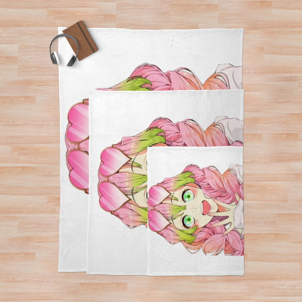 Mitsuri Kanroji Throw Blanket - Image 3