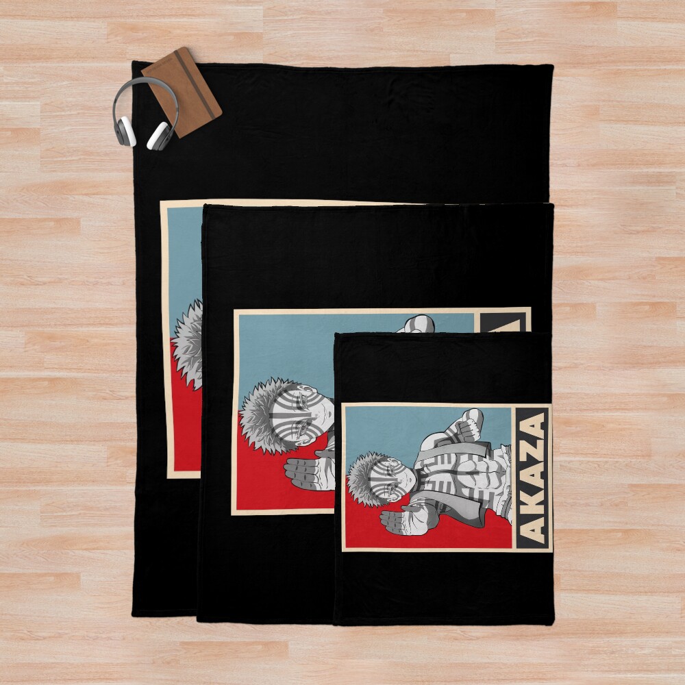 Demon Slayer Akaza Throw Blanket - Image 3