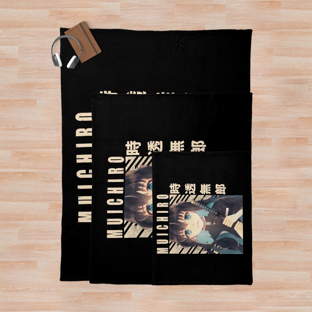 Demon Slayer Muichiro Tokito Throw Blanket - Image 3