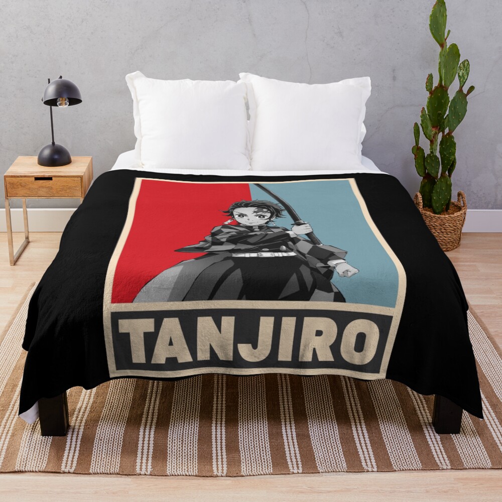 Demon Slayer Tanjiro Kamado Throw Blanket
