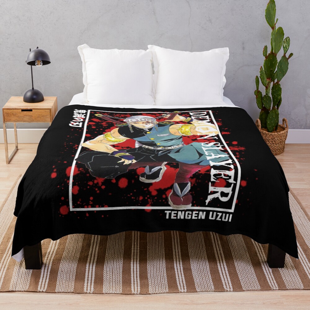 Demon Slayer Tengen Uzui Throw Blanket