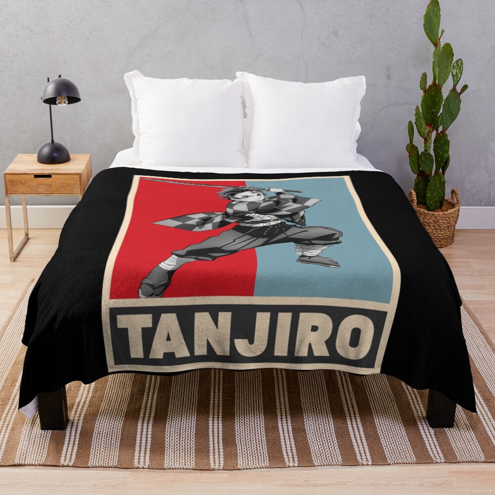 Demon Slayer Tanjiro Kamado Throw Blanket