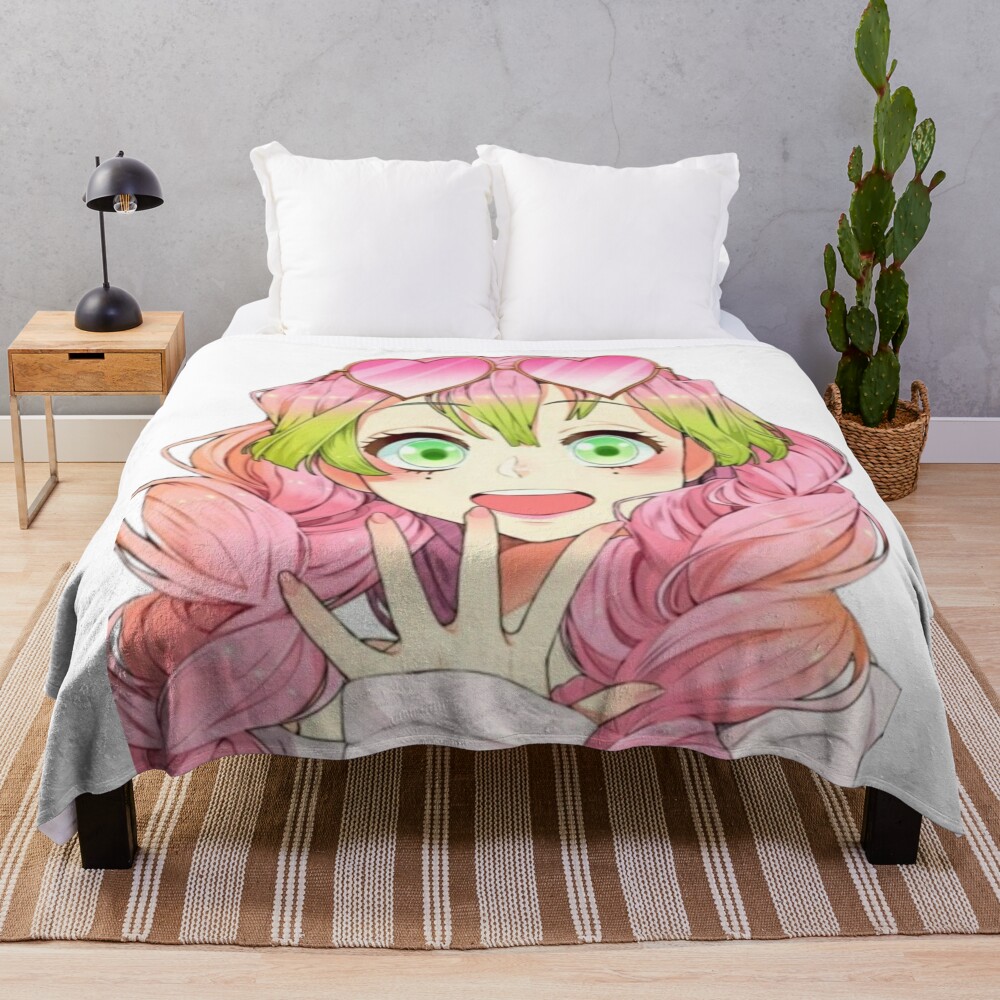 Mitsuri Kanroji Throw Blanket