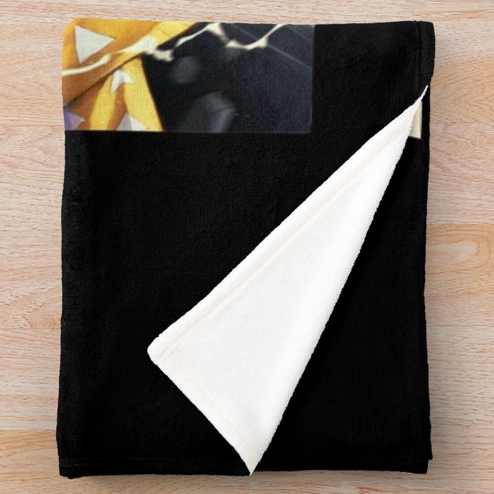 Demon Slayer Zenitsu Agatsuma Throw Blanket - Image 2