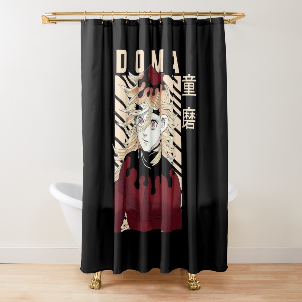 Demon Slayer Doma Shower Curtain