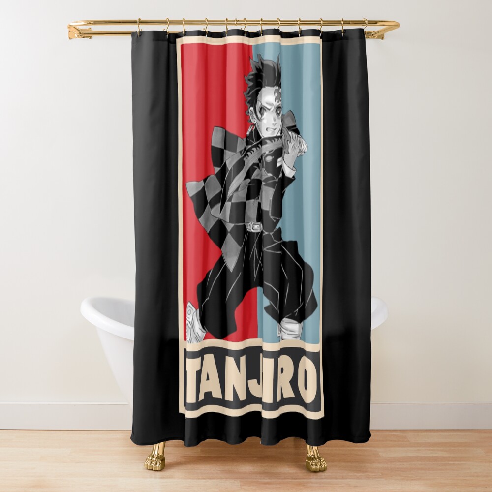 Demon Slayer Tanjiro Kamado Shower Curtain