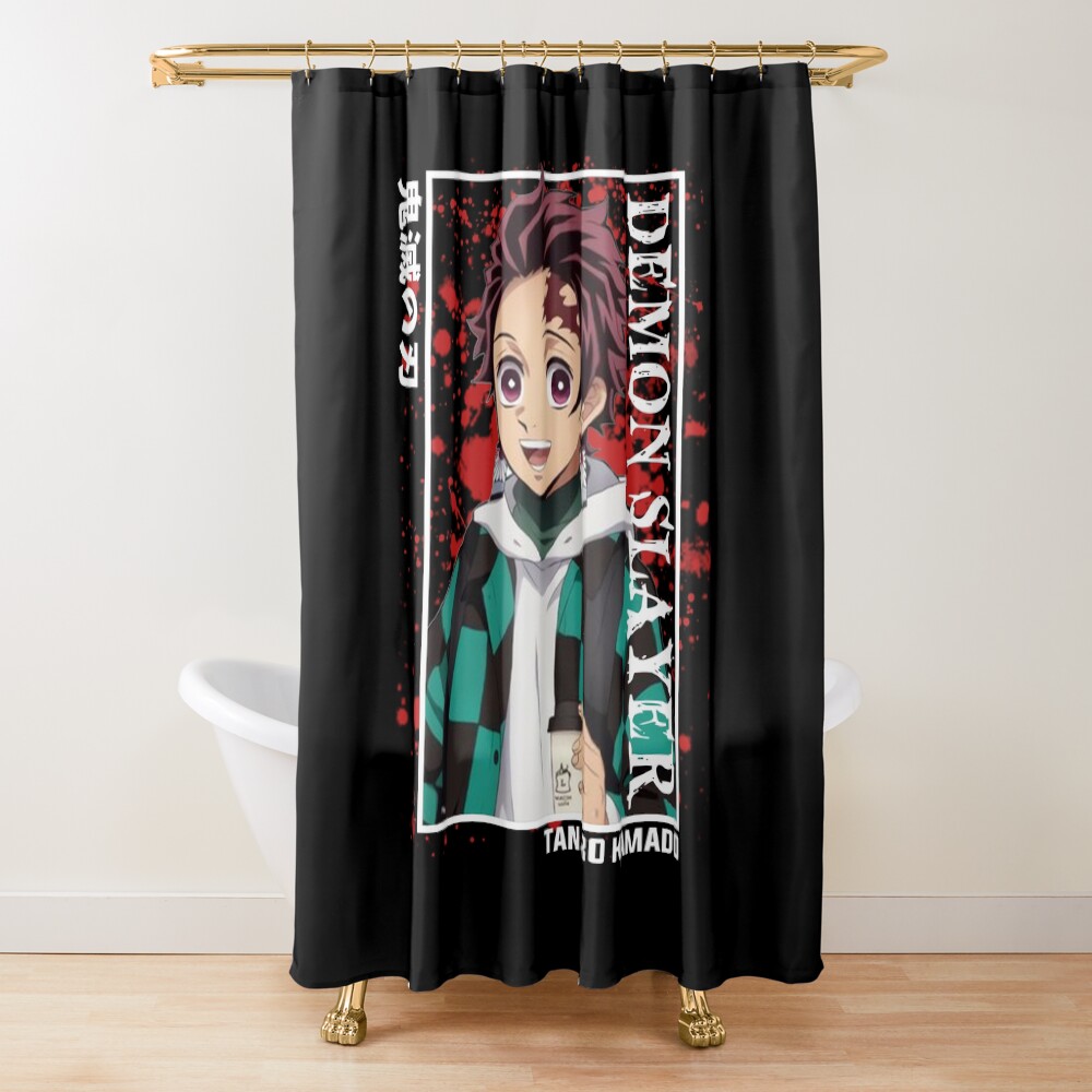 Demon Slayer Tanjiro Kamado Shower Curtain