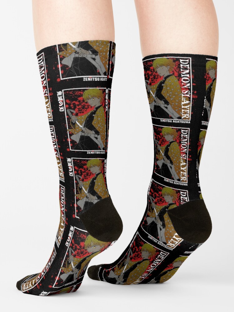 Demon Slayer Zenitsu Agatsuma Socks - Image 2