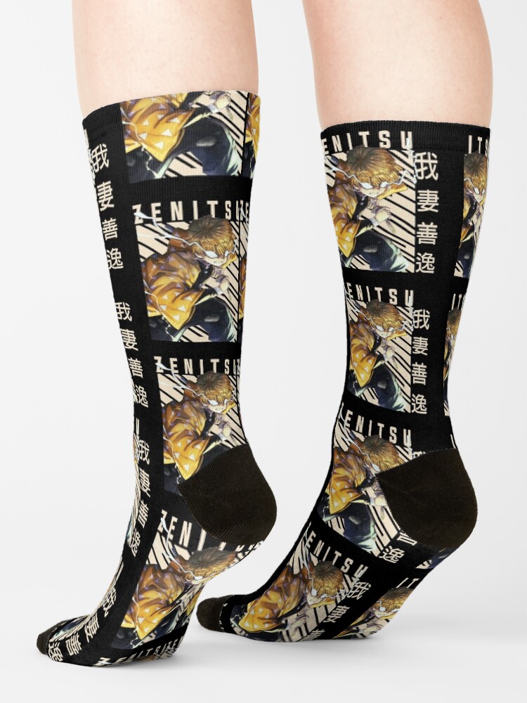 Demon Slayer Zenitsu Agatsuma Socks - Image 2