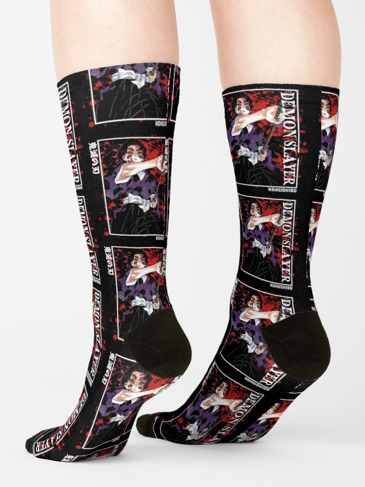 Demon Slayer Kokushibo Socks - Image 2