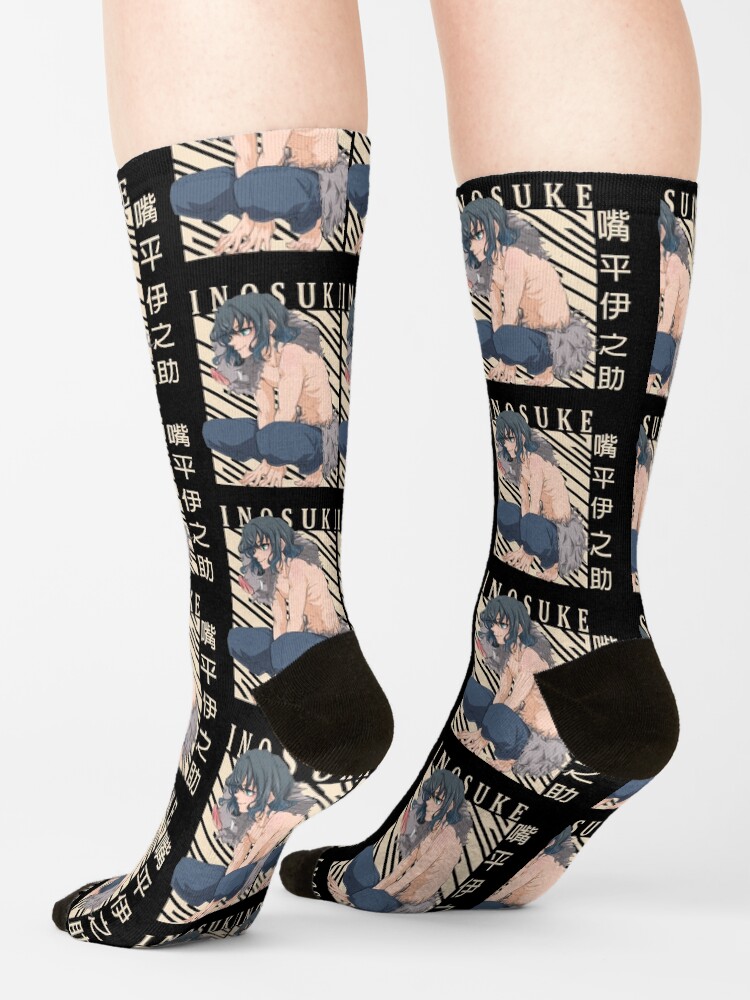Demon Slayer Inosuke Socks - Image 2