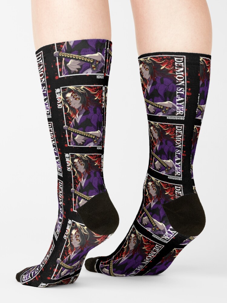 Demon Slayer Kokushibo Socks - Image 2
