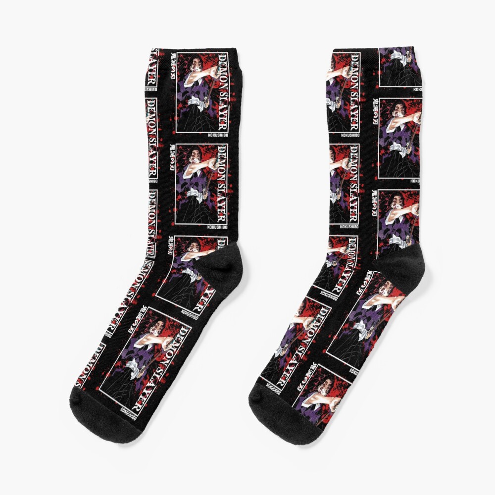 Demon Slayer Kokushibo Socks