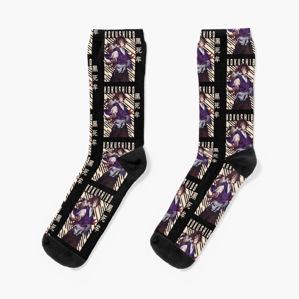 Demon Slayer Kokushibo Socks