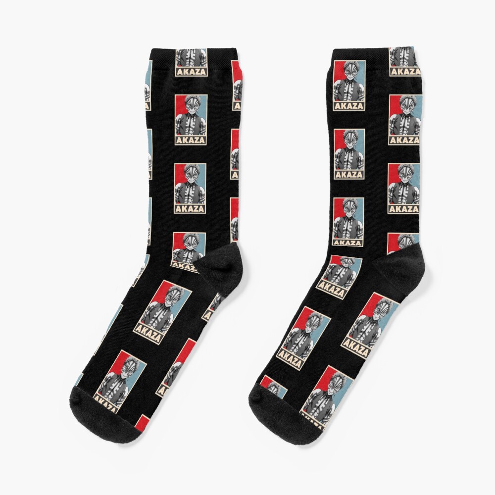 Demon Slayer Akaza Socks