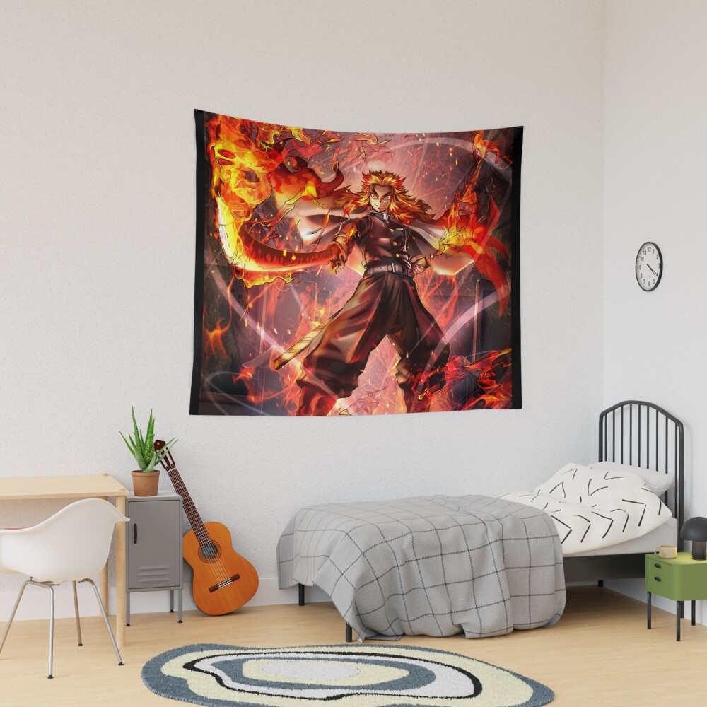 Nices Art Work Of Slayer Yaiba Animes Japan Film Tapestry