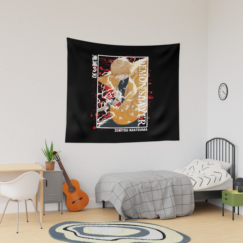 Demon Slayer Zenitsu Agatsuma Tapestry