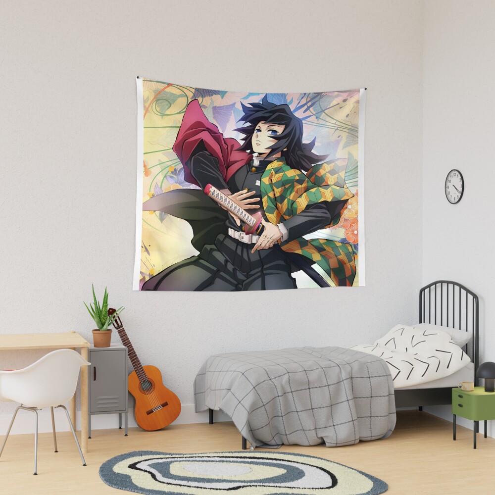 Art Work Of Great Awesome Slayer Yaiba Animes Japan Tapestry