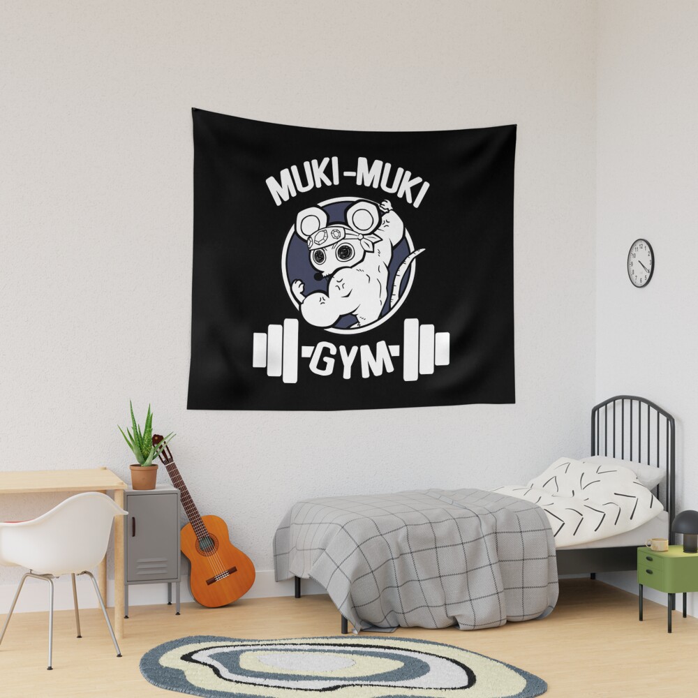 Muscle Mice Gym Tapestry