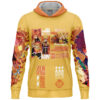 Agatsuma Zenitsu V2 Demon Slayer Streetwear Lightweight Hoodie FRONT mockup - Demon Slayer UK Shop