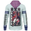 Akaza Demon Slayer Streetwear Lightweight Hoodie BACK mockup - Demon Slayer UK Shop