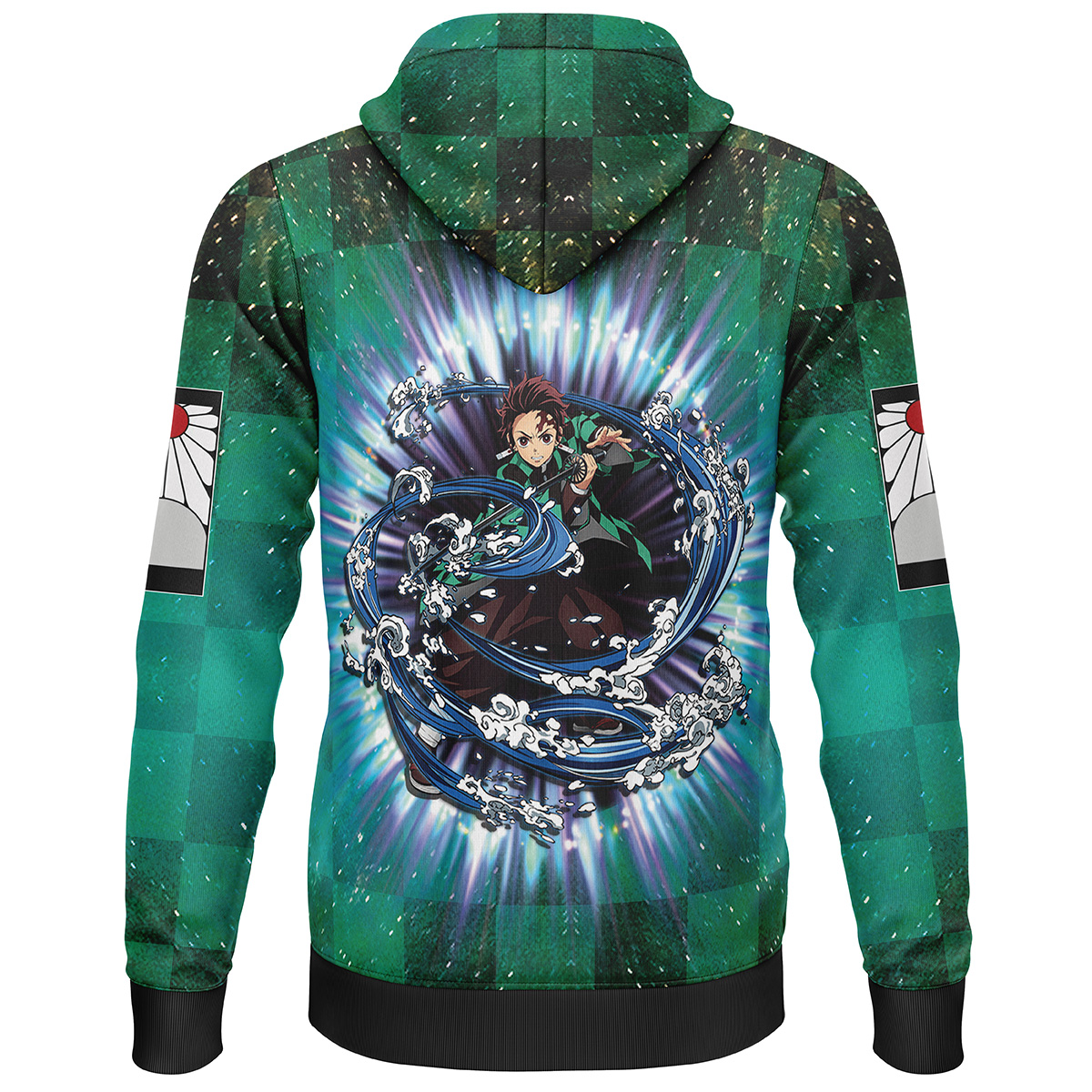 Astral Aura Tanjiro Demon Slayer  3D Hoodie - Image 2
