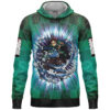 Astral Aura Tanjiro Demon Slayer Lightweight Hoodie FRONT mockup - Demon Slayer UK Shop