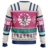 Chibi Christmas Akaza DS PC Ugly Christmas Sweater back mockup - Demon Slayer UK Shop